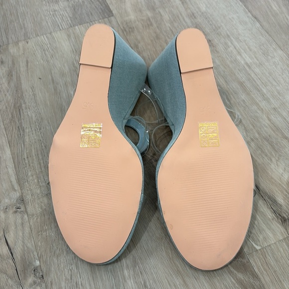 NEW Women’s Vivianly Denim Wedge Sandals - Picture 4 of 6